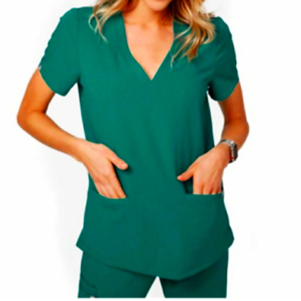 Figs Hunter Green Scrub set